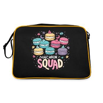 Amateurs de macarons Macaron Baker - Sac Retro - noir/or - Dos