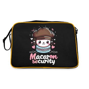 Amateurs de macarons Macaron Baker - Sac Retro - noir/or - Dos