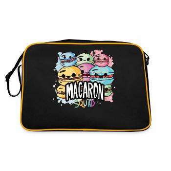 Amateurs de macarons Macaron Baker - Sac Retro - noir/or - Dos