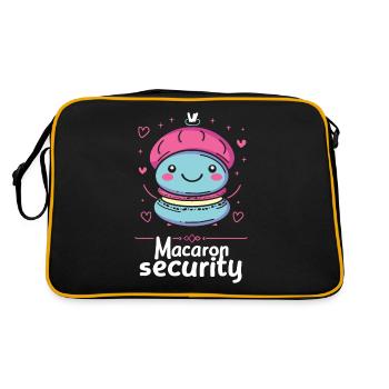 Amateurs de macarons Macaron Baker - Sac Retro - noir/or - Dos