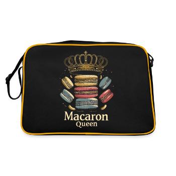 Amateurs de macarons Macaron Baker - Sac Retro - noir/or - Dos