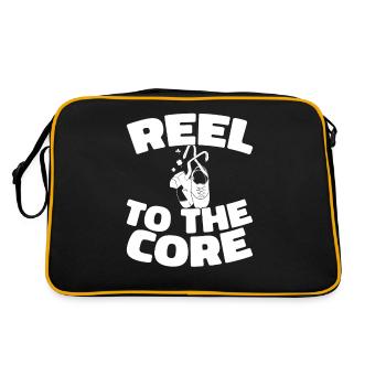 Irish Dance Irischer Tanz - Retro Tasche - Schwarz/Gold - Hinten