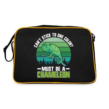 Cadeaux Caméléon - Sac Retro - noir/or - Dos