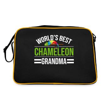 Cadeaux Caméléon - Sac Retro - noir/or - Dos