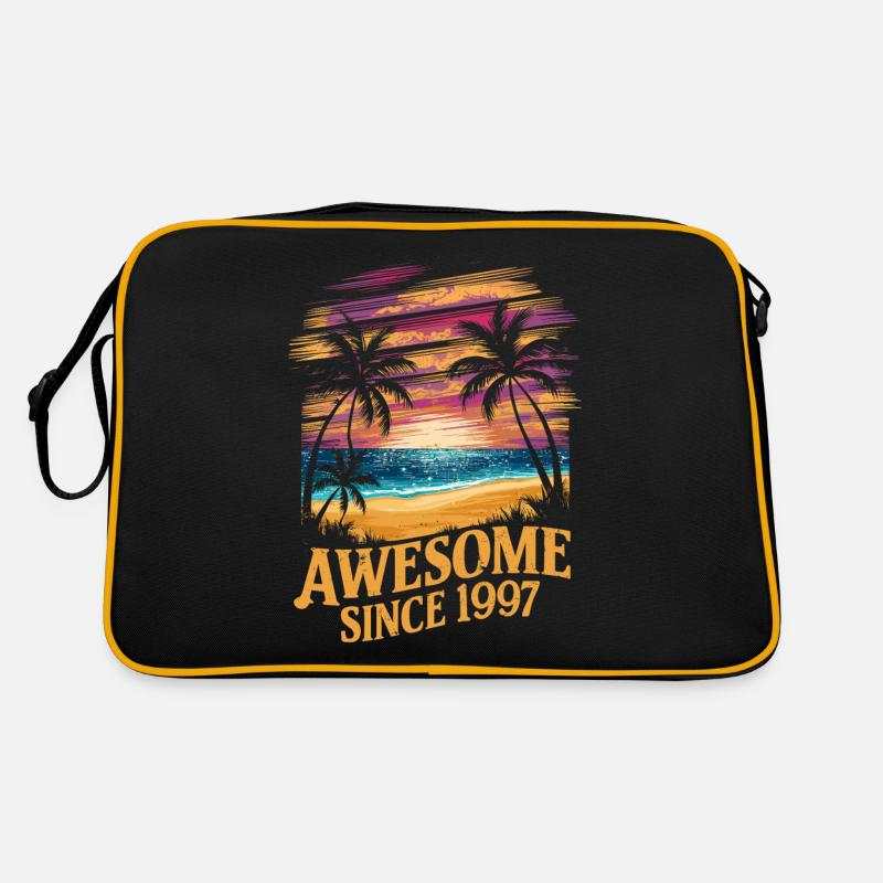 Awesome Since 1997 Beach Sunset Retro Bag
