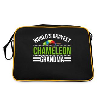 Cadeaux Caméléon - Sac Retro - noir/or - Dos