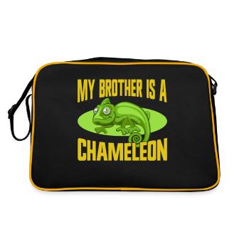 Cadeaux Caméléon - Sac Retro - noir/or - Dos
