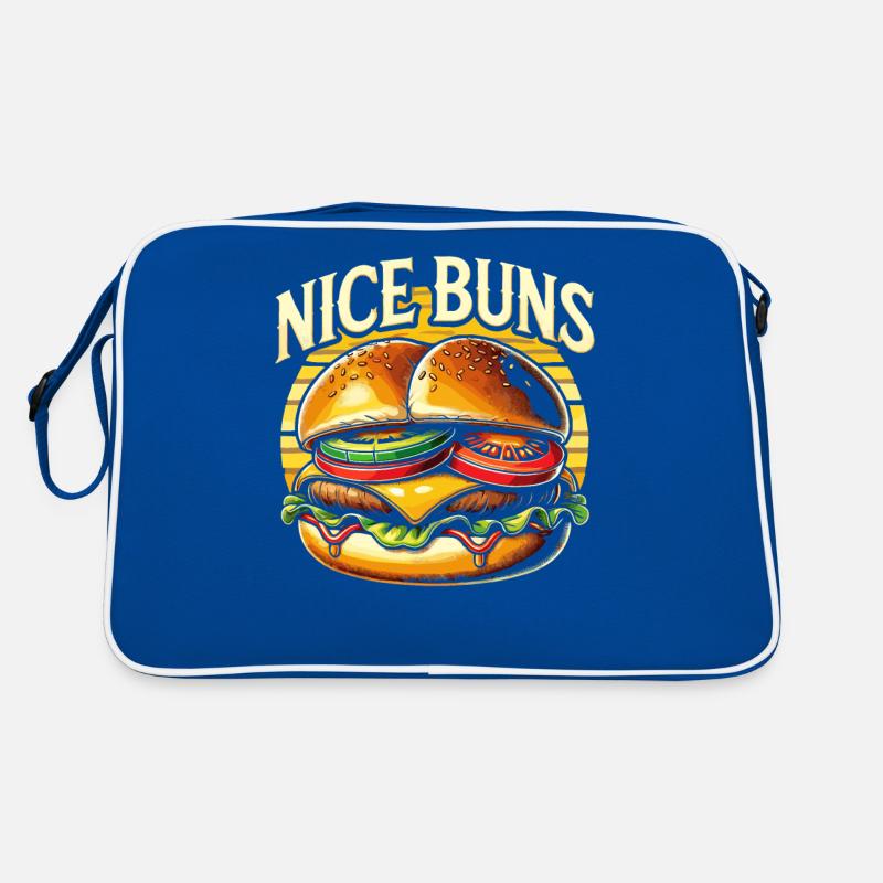 Schöne Brötchen Retro Tasche