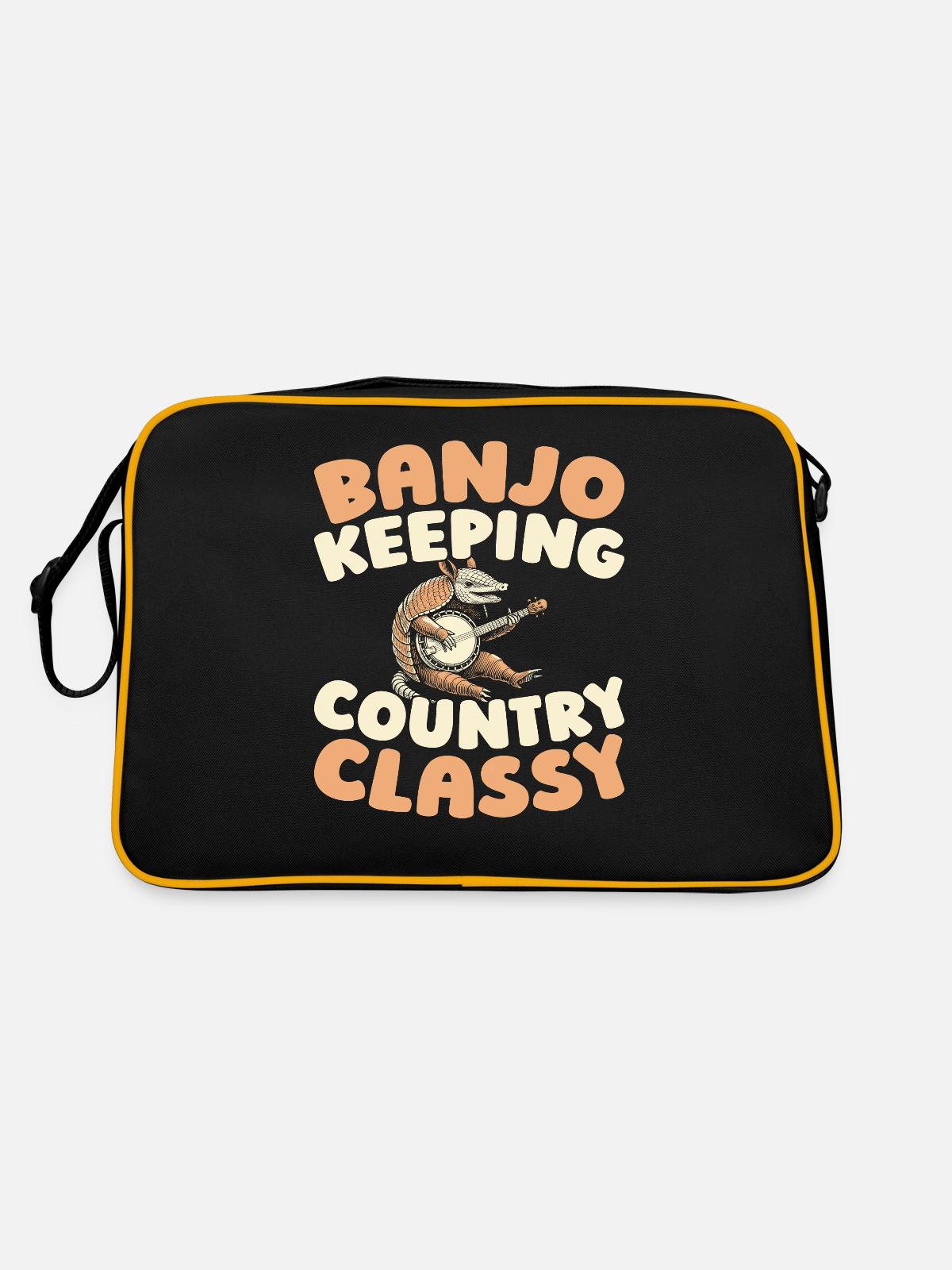 Banjo - Retro Bag - black/gold - Back