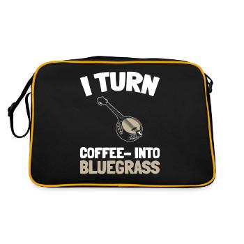 Banjo - Retro Tasche - Schwarz/Gold - Hinten