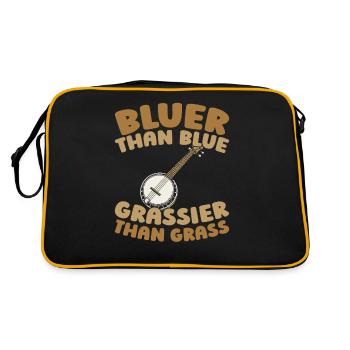 Banjo - Retro Tasche - Schwarz/Gold - Hinten