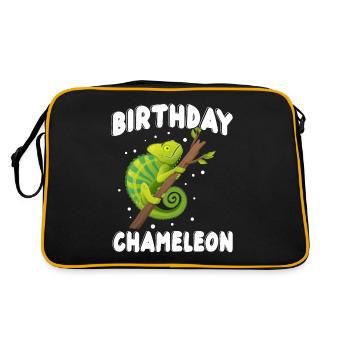 Cadeaux Caméléon - Sac Retro - noir/or - Dos