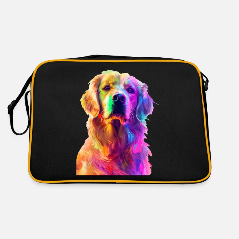 Golden Retriever Retro Tasche