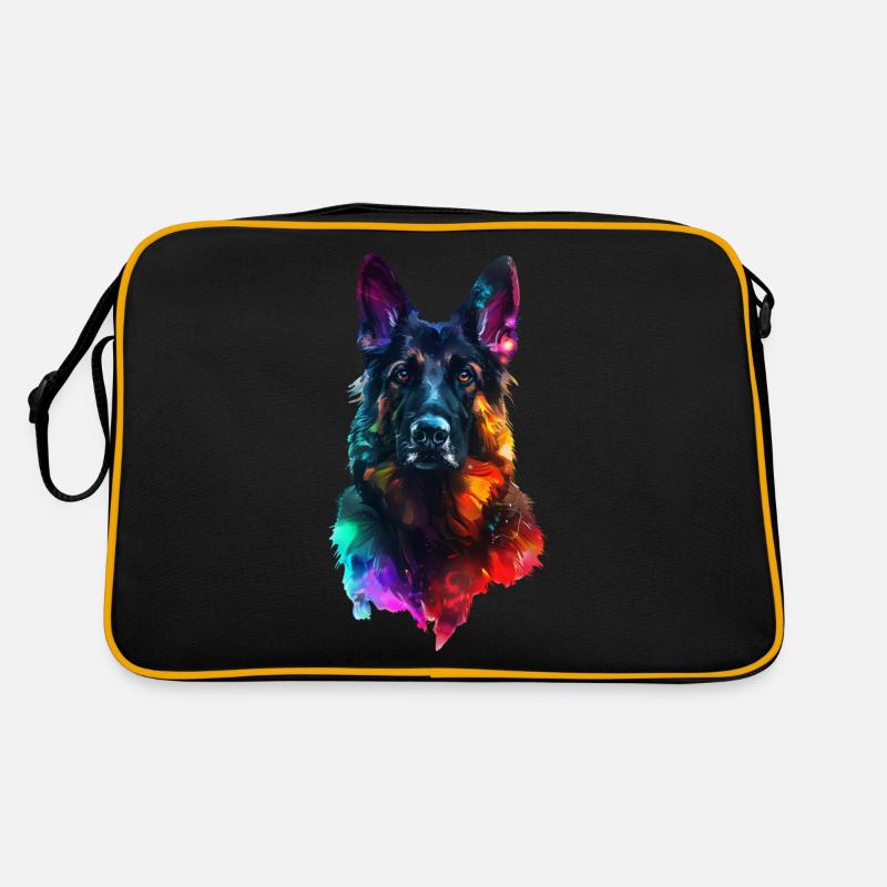 Deutscher Schäferhund Retro Tasche