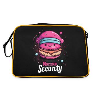 Amateurs de macarons Macaron Baker - Sac Retro - noir/or - Dos