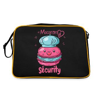 Amateurs de macarons Macaron Baker - Sac Retro - noir/or - Dos
