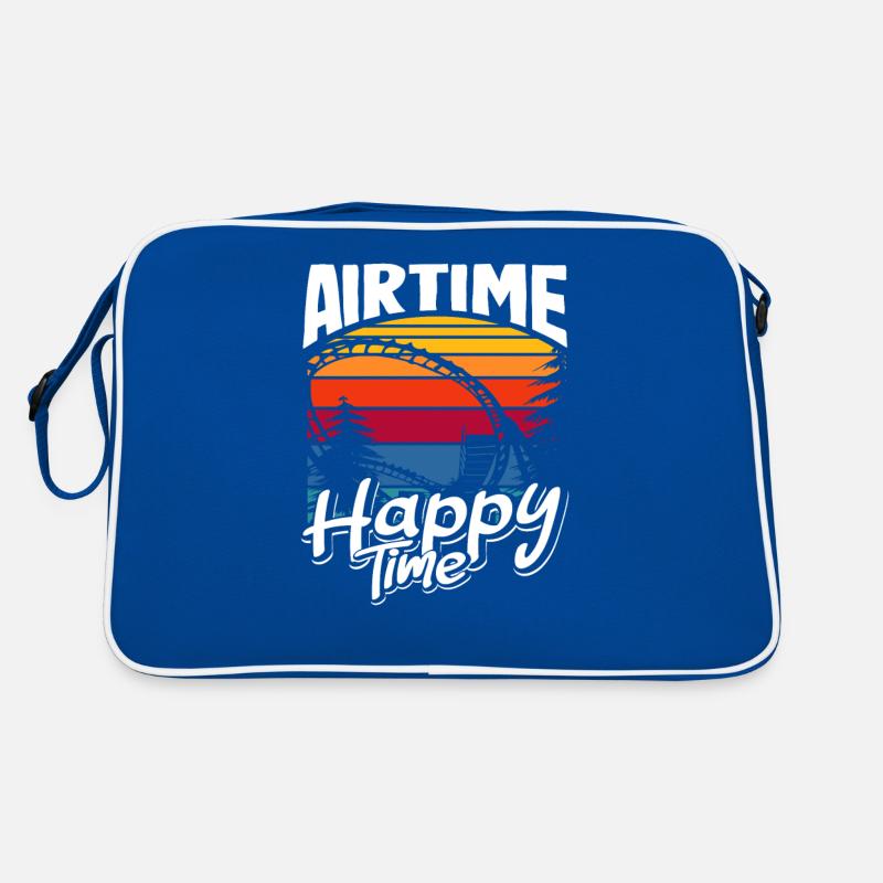 Airtime Achterbahn Glücklich Zeit Retro Tasche