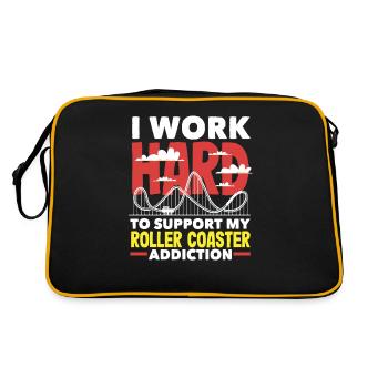 Roller Coaster Passion Soutien - Sac Retro - noir/or - Dos
