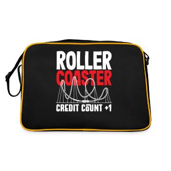 Roller Coaster Credit Counter +1 - Retro Bag - black/gold - Back