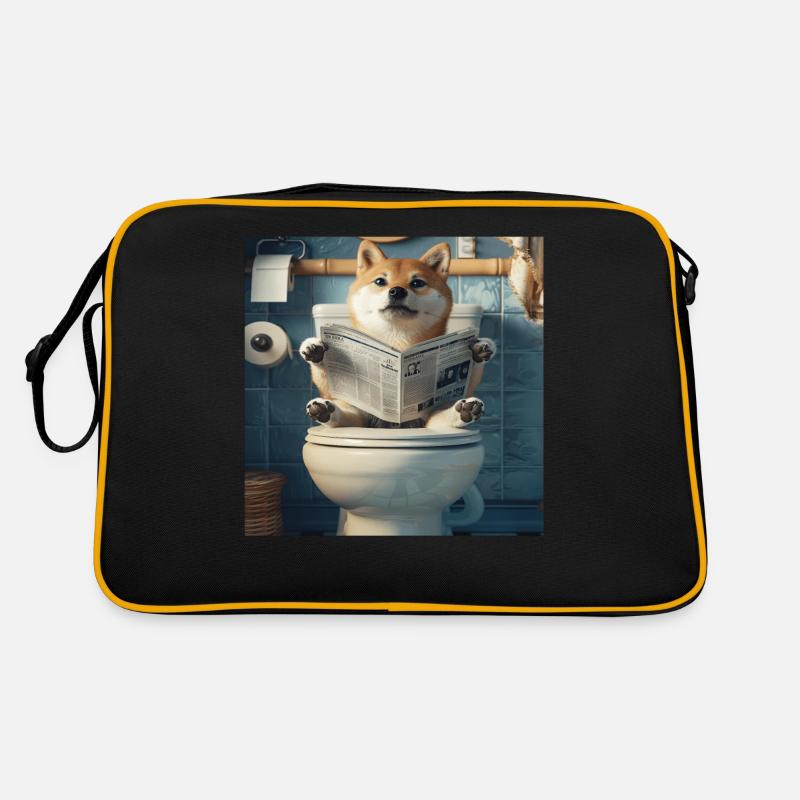 Shiba Inu Retro Tasche