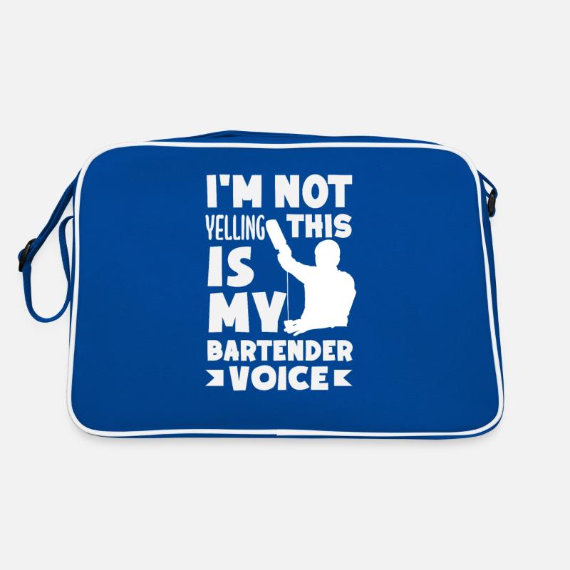 Funny Bartender Saying Bartender Gift Retro Bag