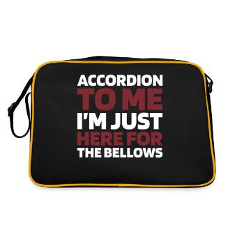 Accordéon - Sac Retro - noir/or - Dos