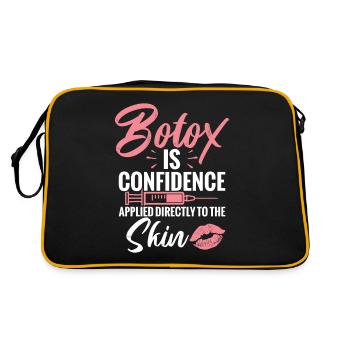 Le Botox, c’est la confiance en soi qui s’applique directement sur la peau - Sac Retro - noir/or - Dos
