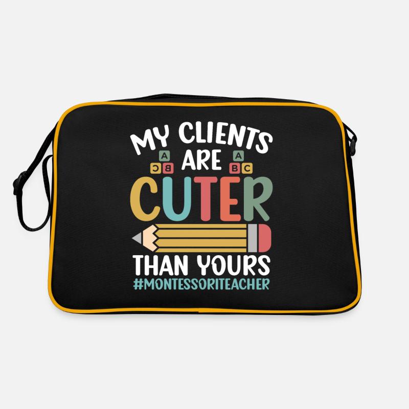 Montessori teacher I'm the reason why someone Retro Bag