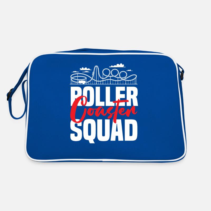 Achterbahn Squad Abenteuerliebe Retro Tasche
