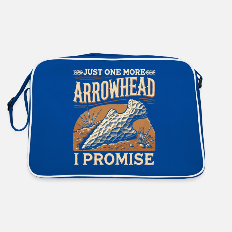 Nur noch eine Pfeilspitze, versprochen Retro Tasche