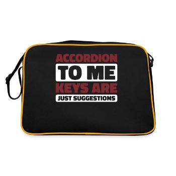 accordion - Retro Bag - black/gold - Back