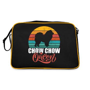 Cadeaux Chow Chow - Sac Retro - noir/or - Dos