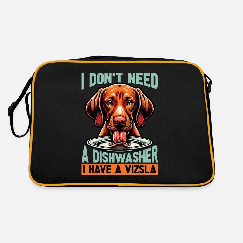 Vizsla I Don't Need A Dishwasher I Have Vizsla Dog Retro Bag