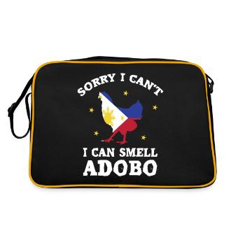 Désolé, je ne peux pas, je peux adobo - Sac Retro - noir/or - Dos