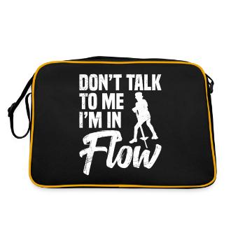 pogo-stick "don't talk to me, I'm in the - Retro Bag - black/gold - Back