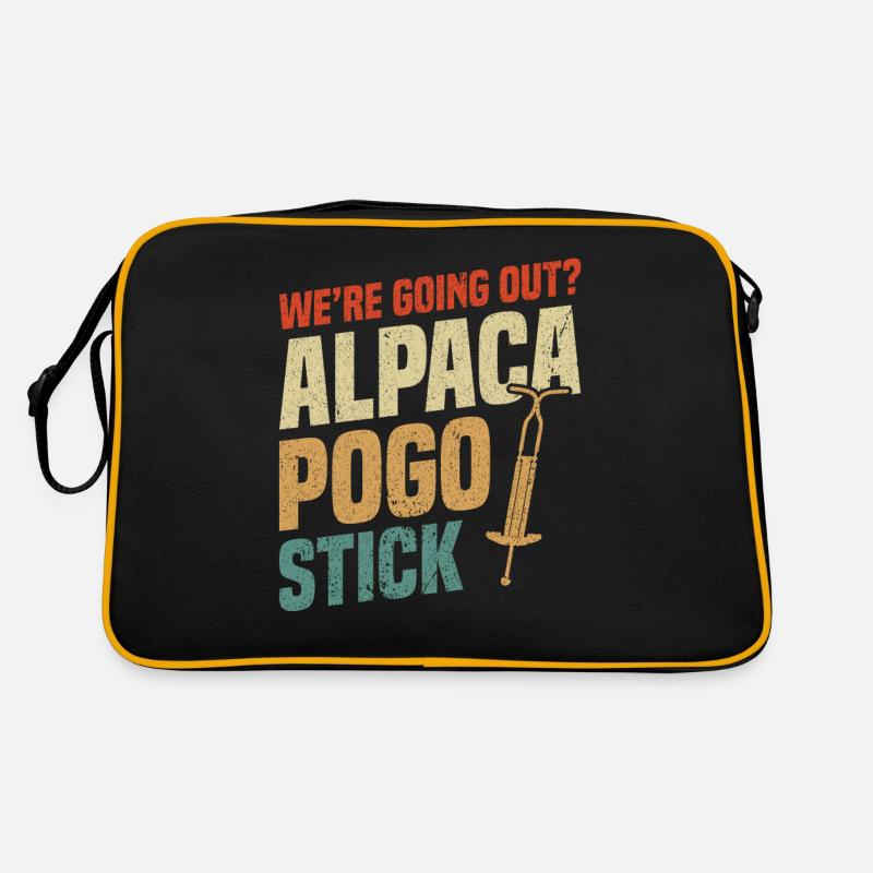 We go out? Alpaca pogo stick Retro Bag