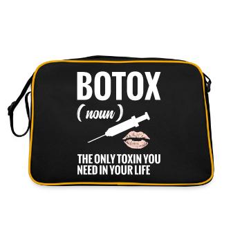 Aesthetic nurse: Botox (noun), - Retro Bag - black/gold - Back