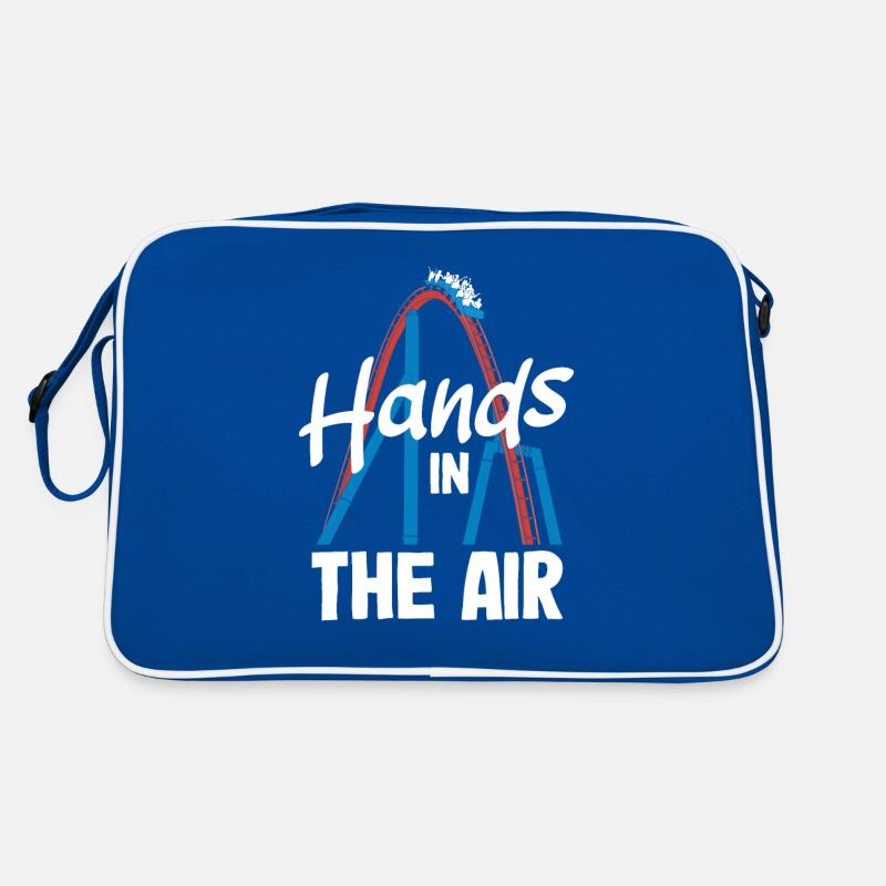 Hände In Der Luft Achterbahn Abenteuer Retro Tasche