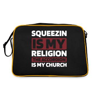 Accordion - Retro Bag - black/gold - Back