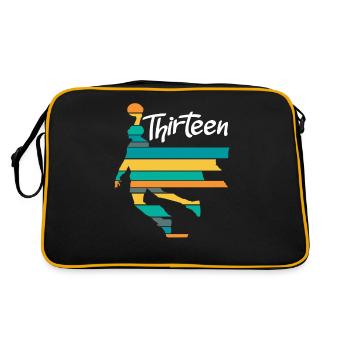 Treize rayures Look 13e anniversaire - Sac Retro - noir/or - Dos