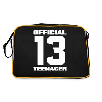 13e anniversaire officiel de l’adolescent - Sac Retro - noir/or - Dos