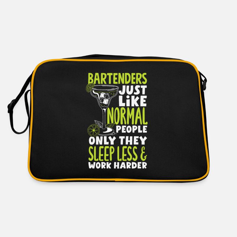 Funny Bartender Saying Bartender Gift Retro Bag