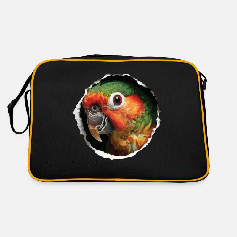 Sittiche Retro Tasche