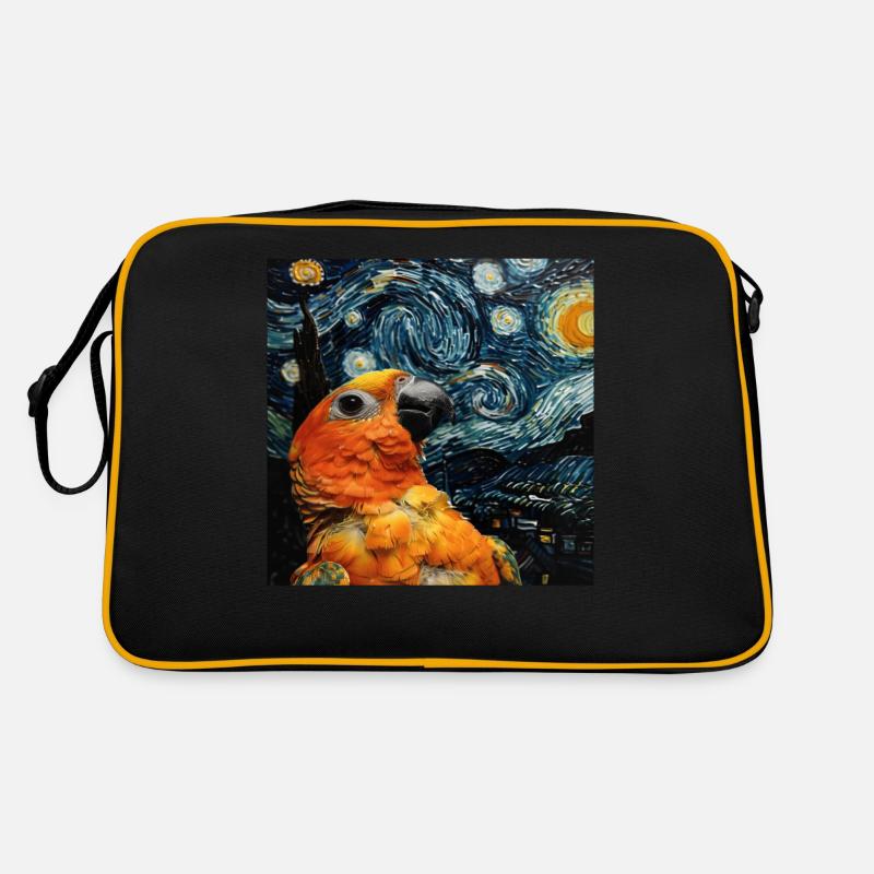 Sittiche Retro Tasche