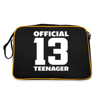 Officiel 13e anniversaire Adolescent - Sac Retro - noir/or - Dos