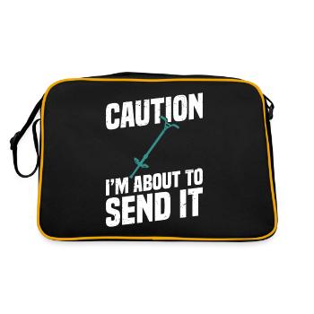 Pogo-stick Attention, I'll send it right away - Retro Bag - black/gold - Back
