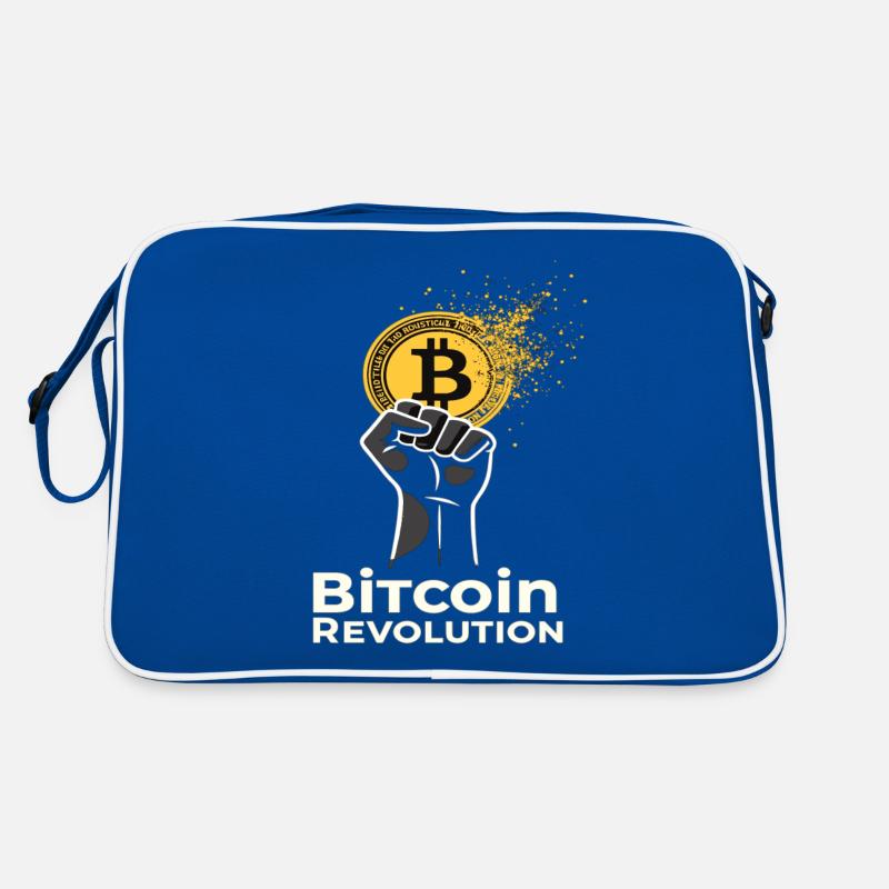 Bitcoin Revolution Retro Bag