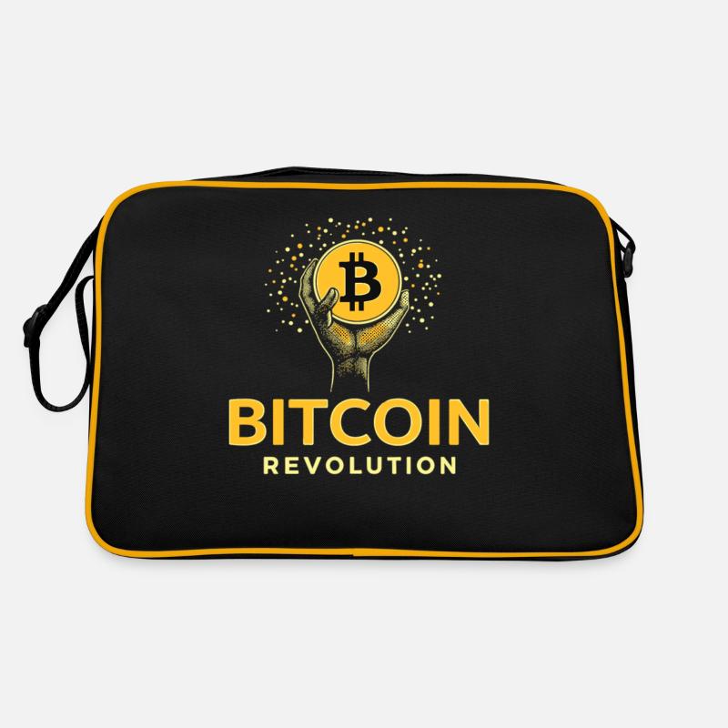 Bitcoin Revolution Retro Bag