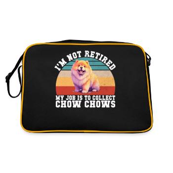 Cadeaux Chow Chow - Sac Retro - noir/or - Dos