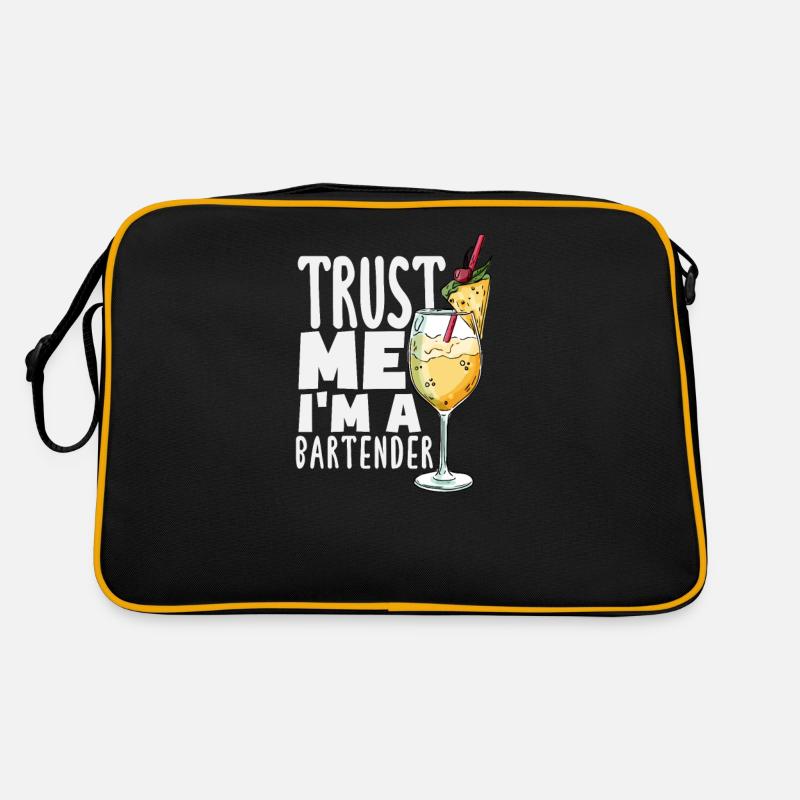 Lustiger Barkeeper Spruch Barkeeper Geschenk Retro Tasche